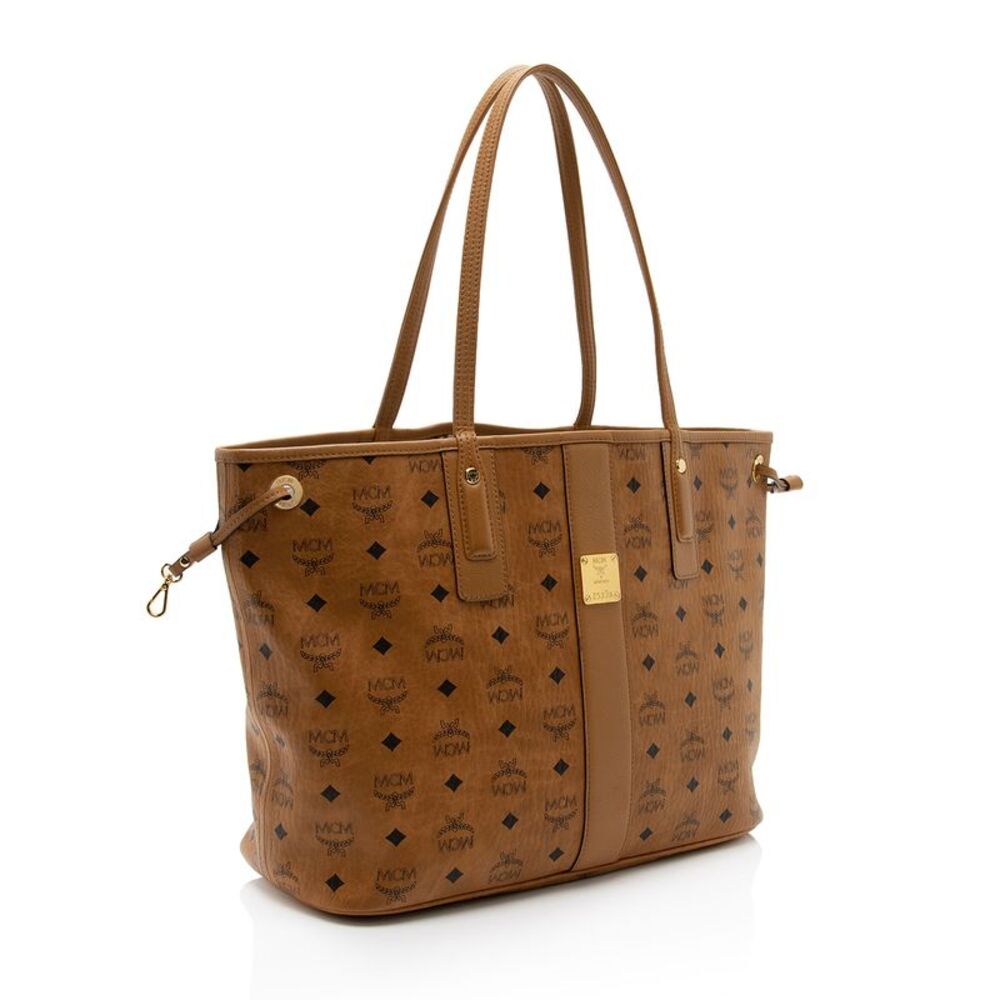 MCM Visetos Liz Reversible Medium Shopper Tote - Picture 2 of 15